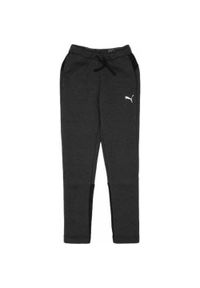 Puma Juna Spodnie dresowe dziecięce Ciemny szary melanż, 152. Okazja: na uczelnię. Kolor: szary. Materiał: dresówka. Wzór: melanż #1