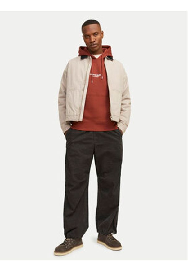 Jack & Jones - Jack&Jones Bluza Vesterbro 12241687 Brązowy Relaxed Fit. Kolor: brązowy. Materiał: bawełna