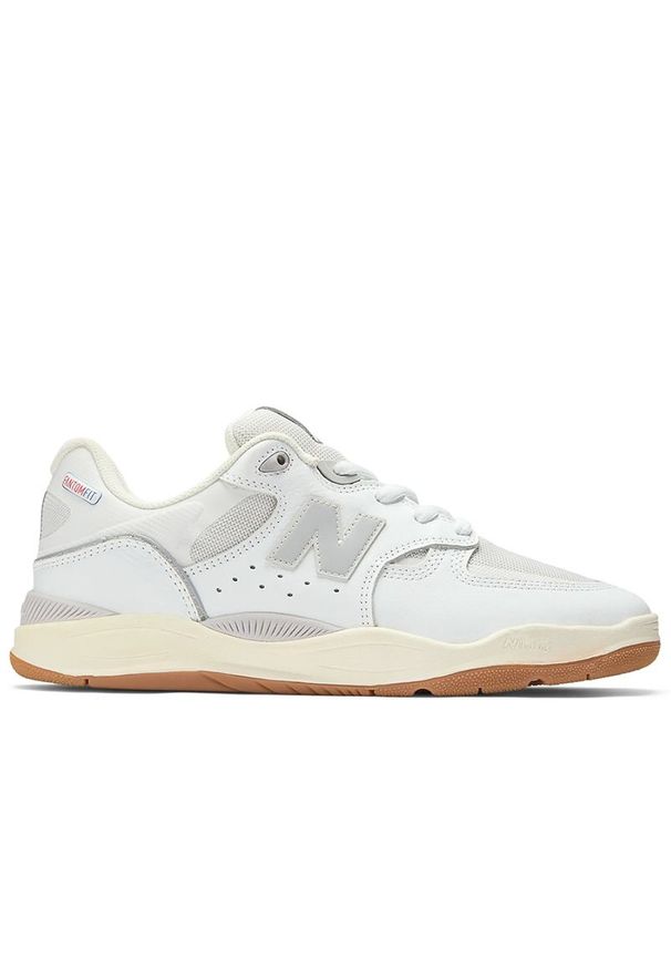 Buty męskie New Balance Numeric NM1010AW - białe. Kolor: biały. Materiał: tkanina, materiał, skóra, guma, zamsz. Szerokość cholewki: normalna. Sport: bieganie, skateboard, fitness