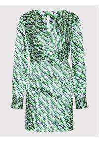 Imperial Sukienka codzienna ACPWDJB Zielony Regular Fit. Okazja: na co dzień. Kolor: zielony. Materiał: syntetyk. Typ sukienki: proste. Styl: casual #2