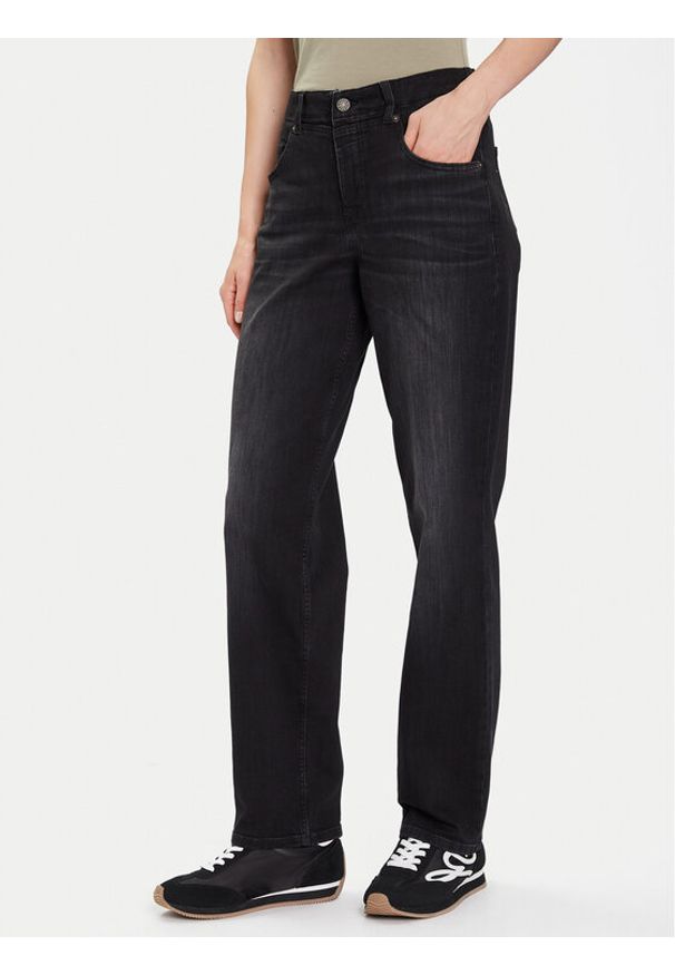 Guess Jeans Jeansy W5BA3O D0142 Czarny Relaxed Fit. Kolor: czarny