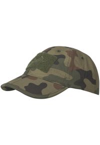 Czapka z daszkiem Helikon-Tex Baseball Folding - woodland. Kolor: czarny, zielony, wielokolorowy. Styl: sportowy