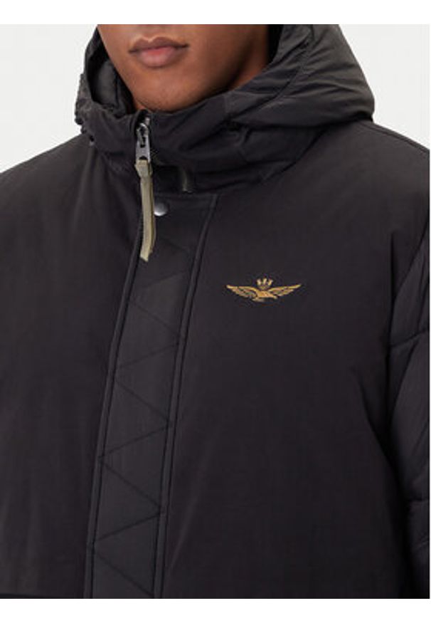 Aeronautica Militare Kurtka zimowa 252AB3015UCT04211 Czarny Regular Fit. Kolor: czarny. Materiał: syntetyk. Sezon: zima