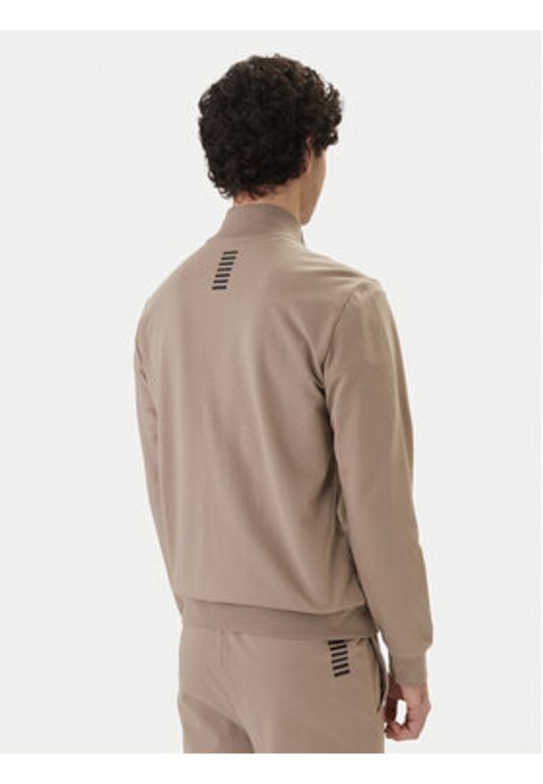 EA7 Emporio Armani Bluza 8NPM31 PJVRZ U6167 Beżowy Regular Fit. Kolor: beżowy. Materiał: bawełna