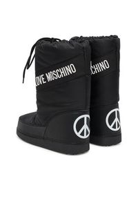 Love Moschino - LOVE MOSCHINO Śniegowce JA24032G0NISA000 Czarny. Kolor: czarny. Materiał: materiał #5