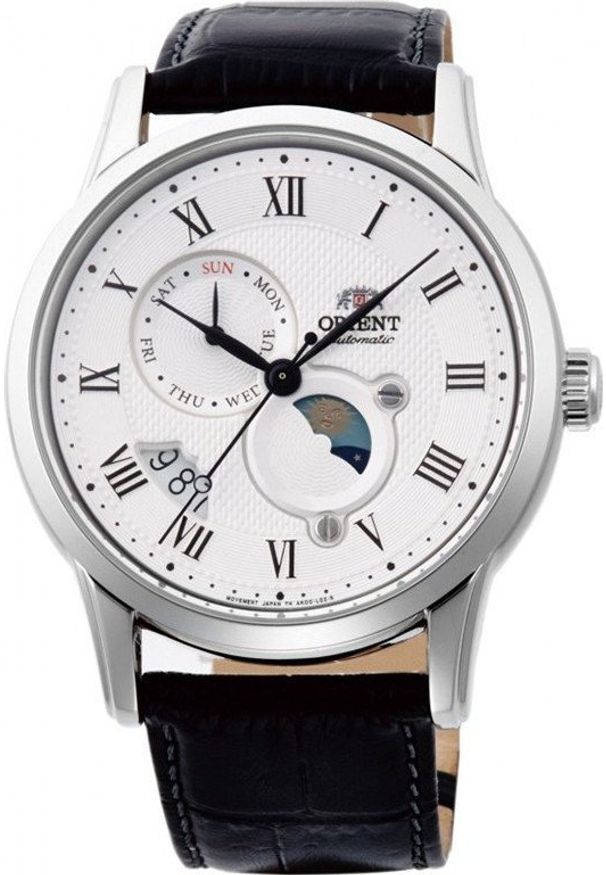 orient - Zegarek Orient Zegarek męski Orient RA-AK0008S10B czarny. Kolor: czarny