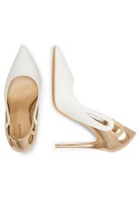 DeeZee Szpilki KL-92831-619 Biały. Kolor: biały. Materiał: skóra. Obcas: na szpilce #3