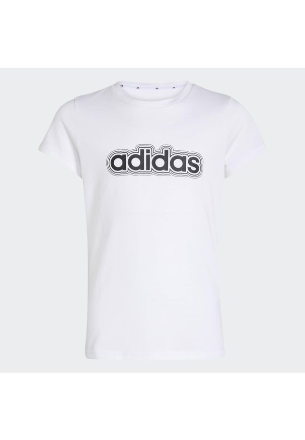 Adidas - Koszulka dziecięca ADIDAS. Materiał: włókno, bawełna. Sport: joga i pilates