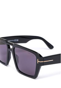 Tom Ford Okulary przeciwsłoneczne Redford FT1153 01A Czarny. Kolor: czarny #4