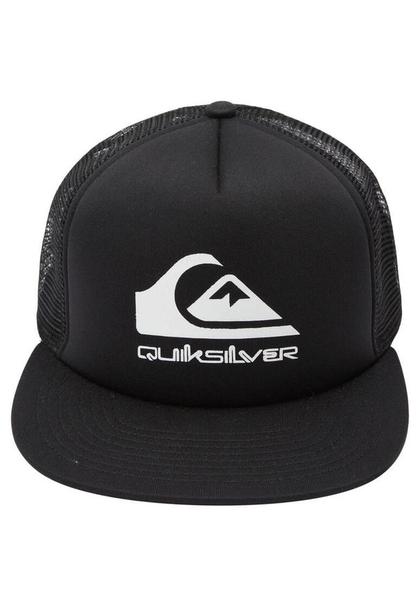 Quiksilver - Czapka Trucker dla Chłopcy FOAMSLAYER Czarny. Kolor: brązowy, zielony, wielokolorowy. Materiał: poliester. Wzór: nadruk