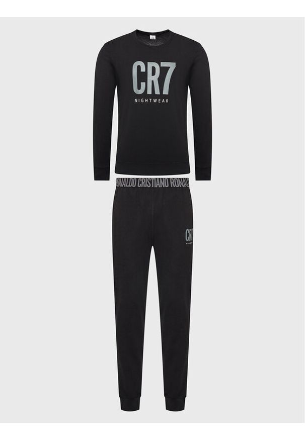 Cristiano Ronaldo CR7 Piżama 8730-42-913 Czarny Regular Fit. Kolor: czarny. Materiał: bawełna