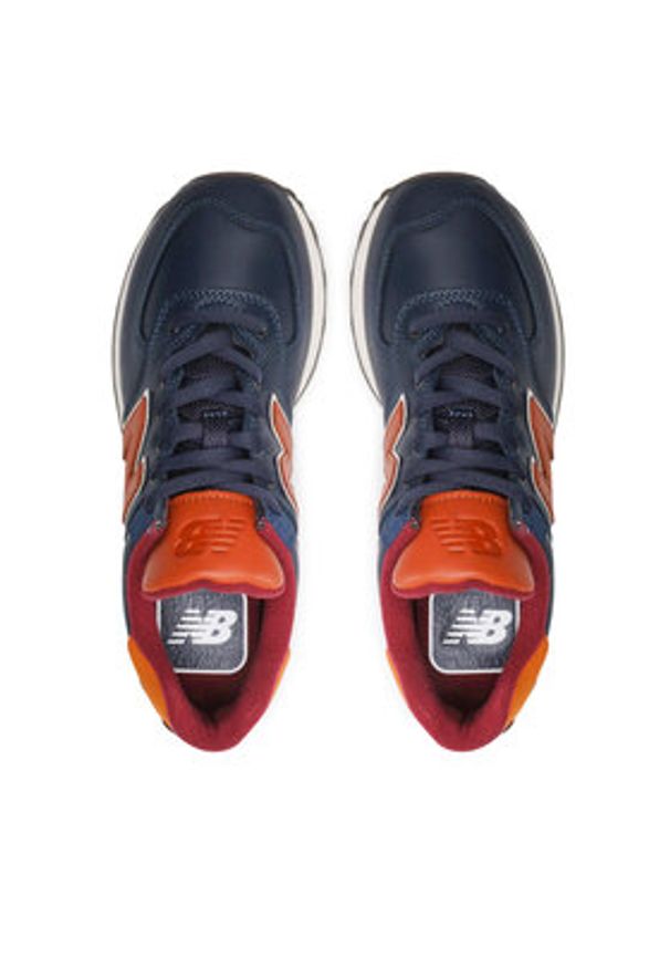 New Balance Sneakersy ML574OMC Granatowy. Kolor: niebieski. Materiał: skóra. Model: New Balance 574