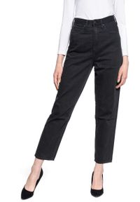 Lee - DAMSKIE SPODNIE JEANSOWE LEE STELLA TAPERED BLACK DUNS L31JNECY