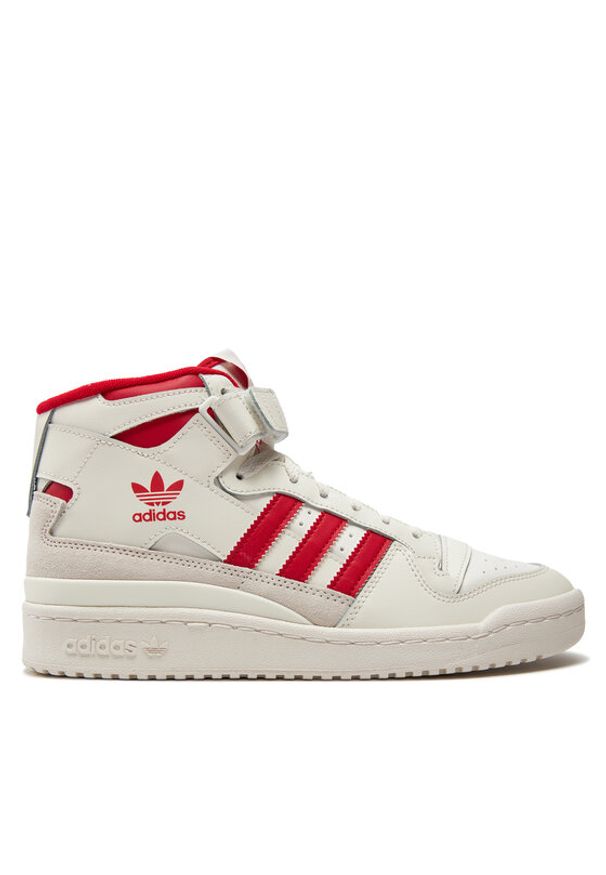 Adidas - adidas Sneakersy Forum Mid IG6497 Biały. Kolor: biały