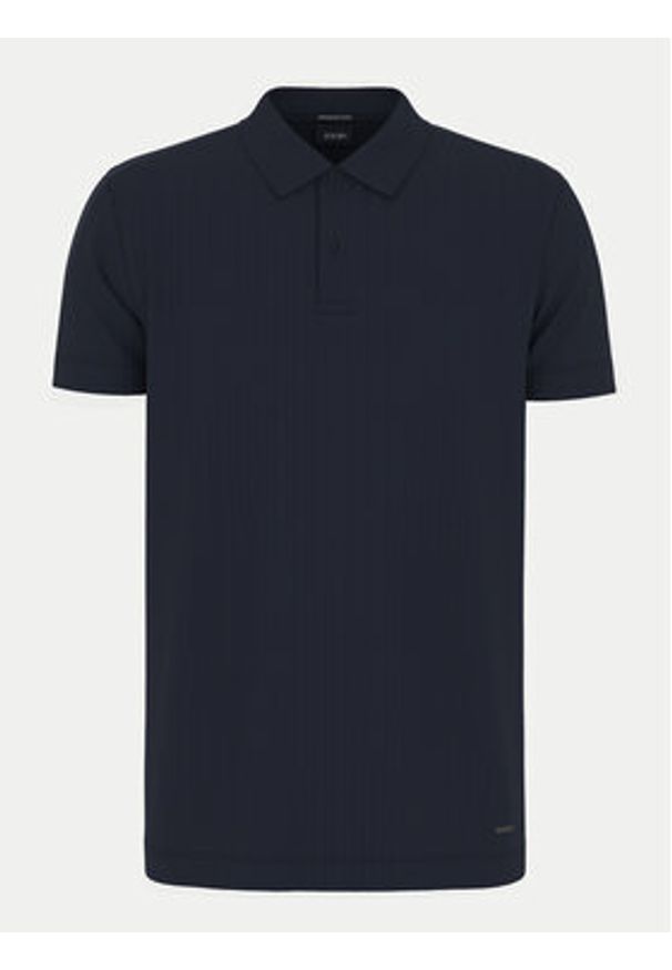 JOOP! Polo 10018924 30044673 Granatowy Regular Fit. Typ kołnierza: polo. Kolor: niebieski. Materiał: bawełna