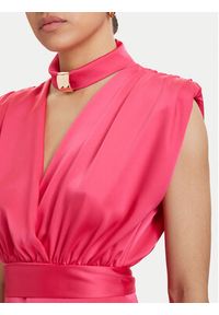 ACCESS FASHION Sukienka wieczorowa 63-3309-122 Koralowy Regular Fit. Kolor: pomarańczowy. Materiał: syntetyk. Styl: wizytowy #6