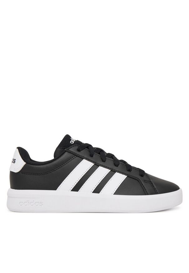 Adidas - adidas Sneakersy Grand Court 3.0 JP9366 Czarny. Kolor: czarny. Materiał: skóra