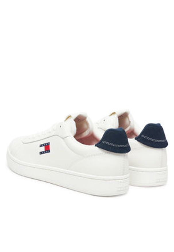 Tommy Jeans Sneakersy Archive '98 EM0EM01596 Biały. Kolor: biały. Materiał: skóra