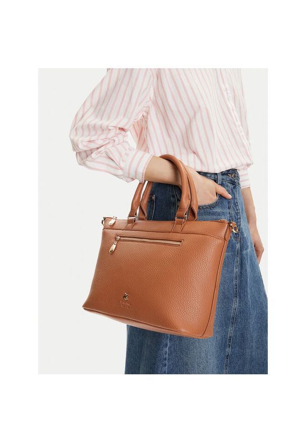 Torebka Beverly Hills Polo Club. Kolor: brązowy