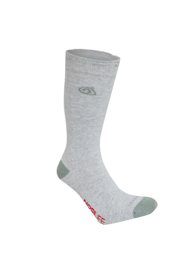 CRAGHOPPERS - Skarpetki Unisex Dla Dorosłych Insect Repellent. Kolor: wielokolorowy, szary, zielony. Sport: turystyka piesza