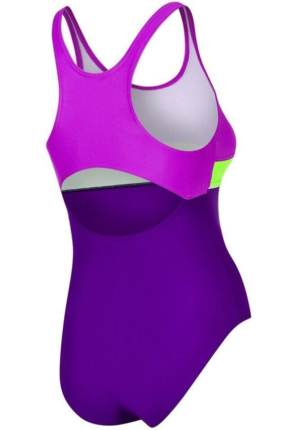Strój jednoczęściowy pływacki dla dzieci Aqua Speed Emily. Kolor: żółty, wielokolorowy, fioletowy, zielony