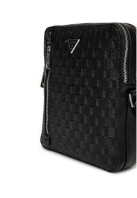 Guess Saszetka HMTODEP5118 Czarny. Kolor: czarny. Materiał: skóra #4