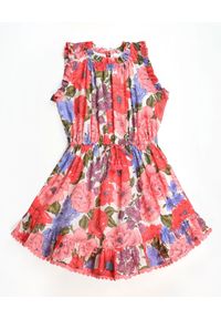 ZIMMERMANN KIDS - Sukienka w kwiaty Poppy Flip 2-10 lat. Kolor: czerwony. Wzór: kwiaty. Sezon: lato. Typ sukienki: proste #5