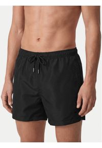 Karl Lagerfeld - KARL LAGERFELD Szorty kąpielowe B1M46001 Czarny Regular Fit. Kolor: czarny. Materiał: syntetyk #1