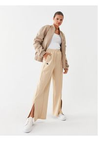 Kappa Spodnie dresowe 313031 Brązowy Regular Fit. Kolor: brązowy. Materiał: bawełna, dresówka #5