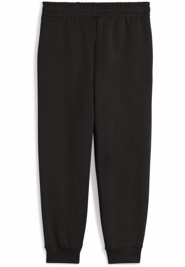Puma - Dziecięce polarowe spodnie dresowe ESS z logo No. 1 PUMA Black. Okazja: na co dzień. Kolor: czarny. Materiał: dresówka, polar. Wzór: nadruk. Styl: elegancki, casual