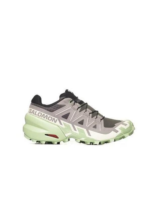salomon - Buty do biegania damskie Salomon Speedcross 6 W. Kolor: wielokolorowy. Materiał: materiał, syntetyk. Szerokość cholewki: normalna. Model: Salomon Speedcross
