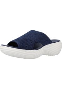 Clarks - Sandały CLARKS MARIN CORAL Niebieski. Kolor: niebieski. Materiał: tkanina. Sezon: lato