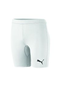 Puma - Spodnie Męskie Liga Base Layer. Kolor: biały