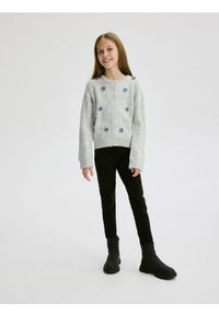 Reserved - Dzianinowe legginsy - czarny. Kolor: czarny. Materiał: dzianina #1