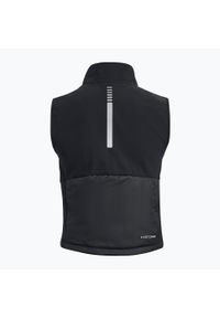 Bezrękawnik do biegania Under Armour Launch Insulated. Kolor: czarny. Długość rękawa: bez rękawów. Sport: bieganie