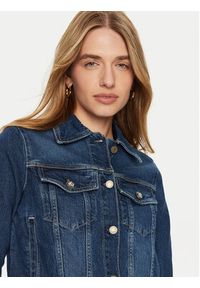 Guess Kurtka jeansowa W4YN01 D5DD4 Niebieski Regular Fit. Kolor: niebieski. Materiał: bawełna