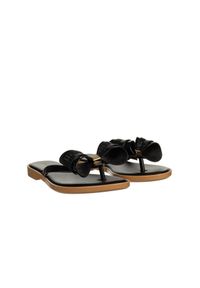 melissa - Japonki Melissa Flip Flop Slim V Ad Black 010460, Czarny, Guma. Kolor: czarny. Materiał: tworzywo sztuczne. Obcas: na obcasie