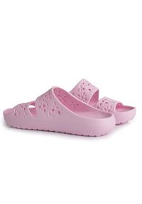 Crocs Klapki Classic Floral Cutout Sandal 210966 Różowy. Kolor: różowy