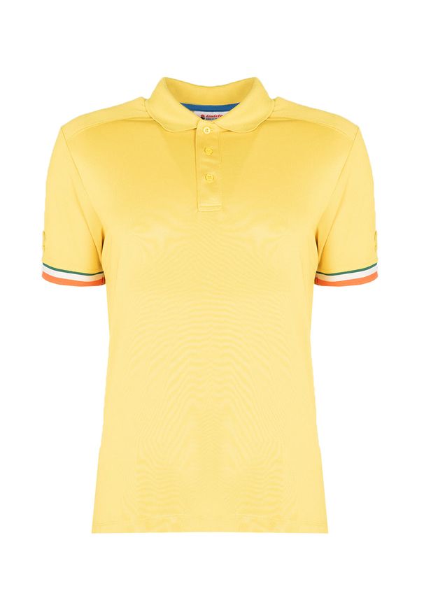 Invicta Koszulka Polo | 4452254 / U | Mężczyzna | Żółty. Okazja: na co dzień. Typ kołnierza: polo. Kolor: żółty. Materiał: poliester. Długość rękawa: krótki rękaw. Wzór: aplikacja. Styl: klasyczny, casual