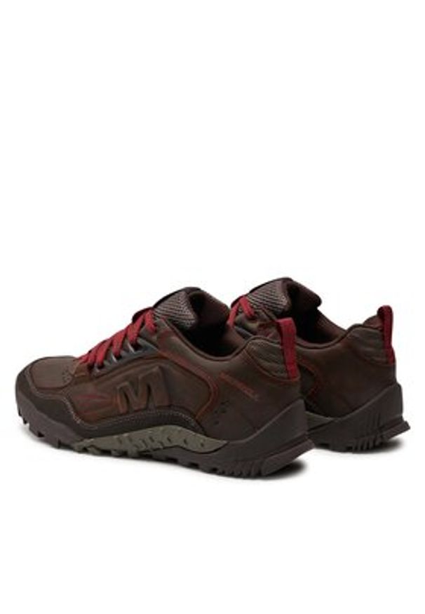 Merrell Trekkingi Annex Trak Low J91805 Brązowy. Kolor: brązowy. Materiał: nubuk, skóra. Sport: turystyka piesza