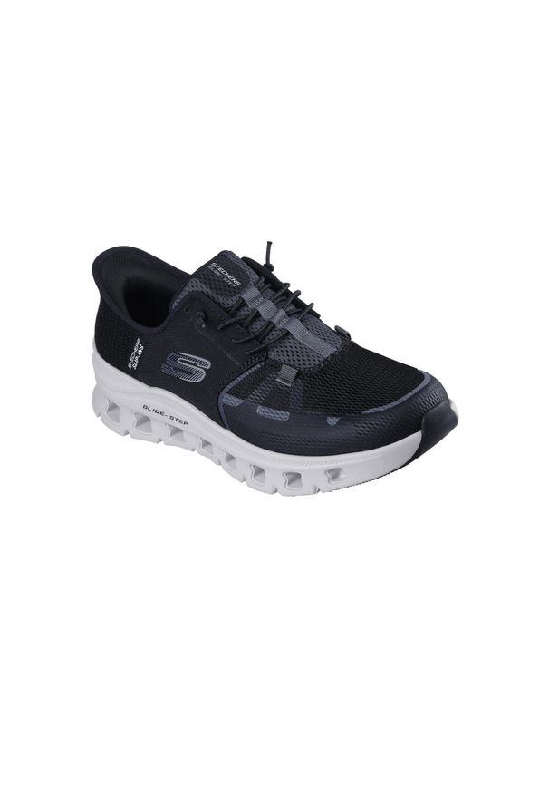 skechers - Buty do chodzenia męskie Skechers Glide Step Pro Nat. Zapięcie: bez zapięcia. Kolor: czarny. Materiał: materiał. Szerokość cholewki: normalna. Sport: turystyka piesza