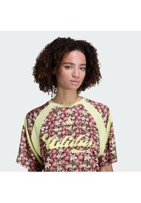 adidas T-Shirt Adidas X Farm Rio House Of Tiro KR0240 Różowy Regular Fit. Kolor: różowy. Materiał: bawełna #5