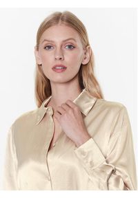 Max Mara Leisure Koszula Holiday 23311102 Beżowy Regular Fit. Kolor: beżowy. Materiał: wiskoza #2