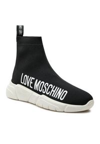 Love Moschino - LOVE MOSCHINO Sneakersy JA15433G1IIZ6000 Czarny. Kolor: czarny