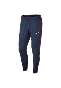 Nike - Spodnie do piłki nożnej Manchester City. Kolor: niebieski. Materiał: materiał, poliester