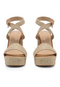 DeeZee Sandały KL-F20074-36 Beżowy. Kolor: beżowy. Materiał: materiał #5