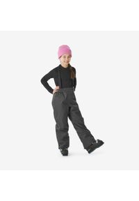 WEDZE - Spodnie narciarskie dla dzieci Quechua 100. Kolor: szary. Materiał: dzianina. Sezon: zima. Sport: narciarstwo #1
