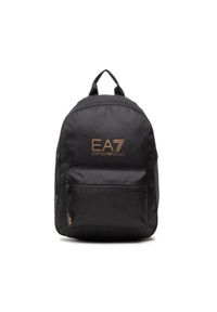 Plecak EA7 Emporio Armani. Kolor: czarny