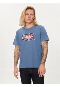 Pepe Jeans T-Shirt Clag PM509384 Niebieski Regular Fit. Kolor: niebieski. Materiał: bawełna #1