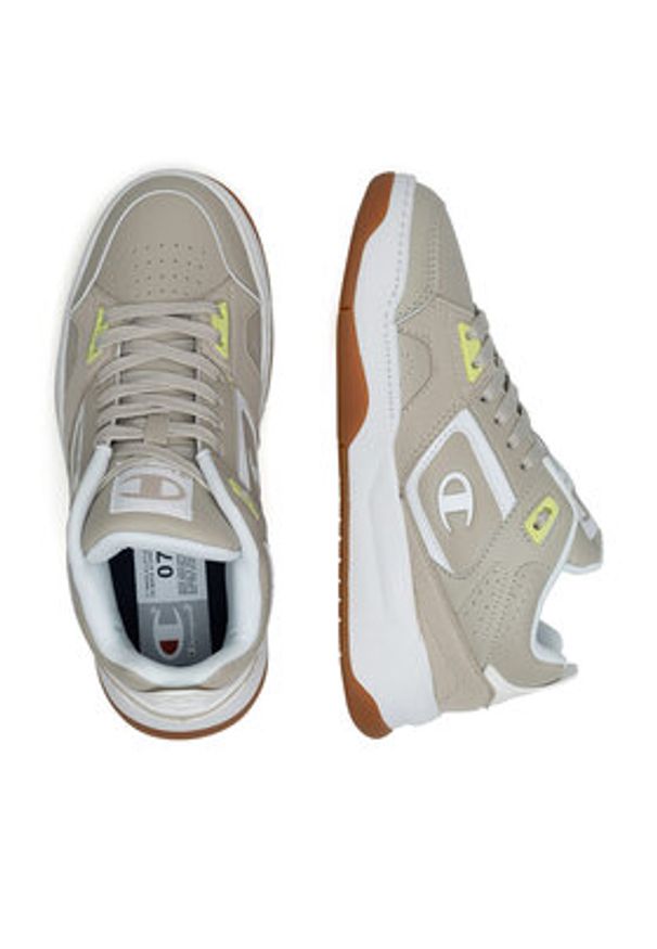 Champion Sneakersy OVERTIME MID S11745-MS084 Beżowy. Kolor: beżowy. Materiał: materiał, syntetyk